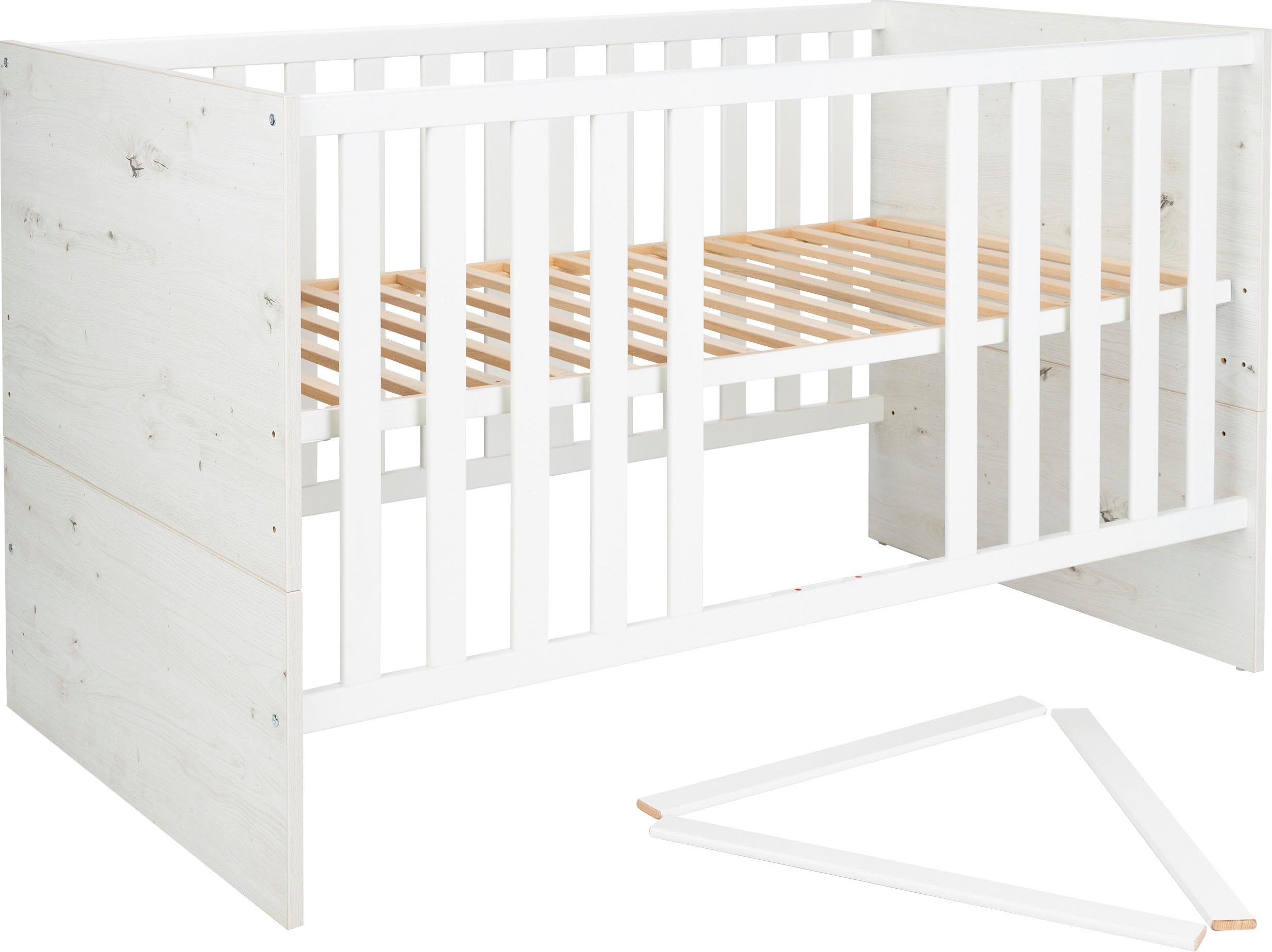 arthur berndt Babyzimmer-Komplettset Babyzimmer Set Lavea 3-teilig, (Set, Babymöbel-Set Lavea: Kleiderschrank, Kinderbett und Wickelkommode)