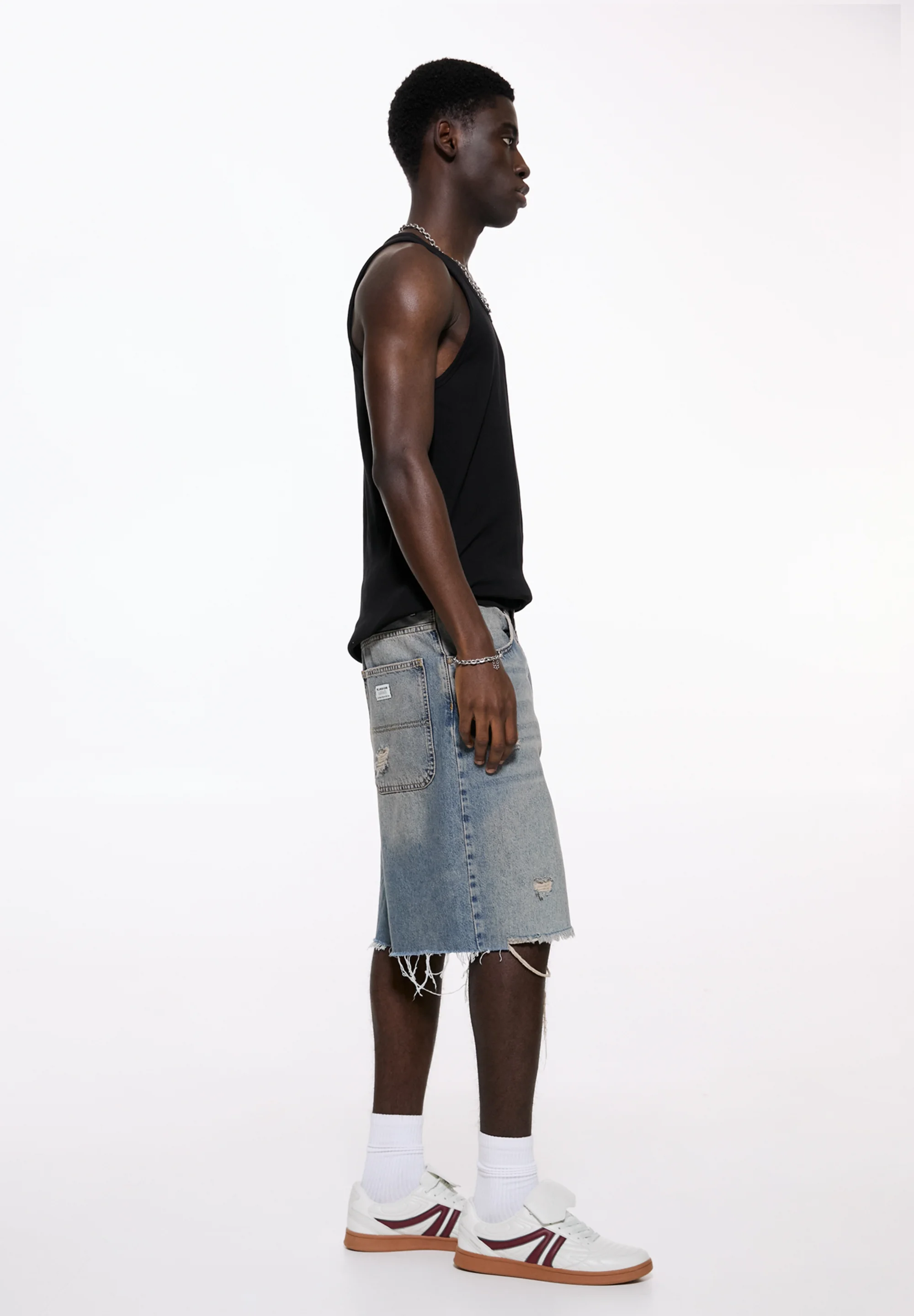 Bermudas skater de Pull&Bear - Pantalones cortos vaqueros