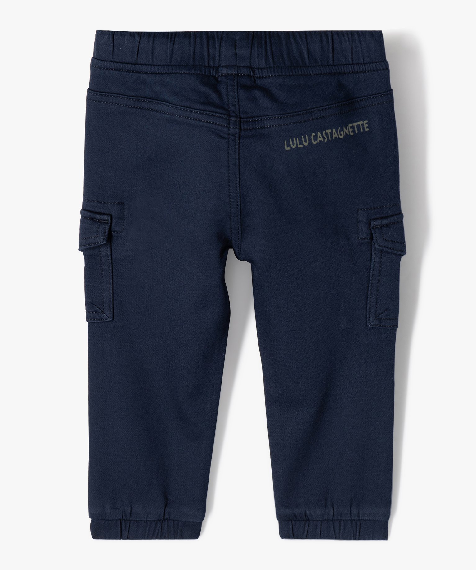 Pantalon bébé Garçon avec ceinture élastique - LuluCasta... marine | GEMO