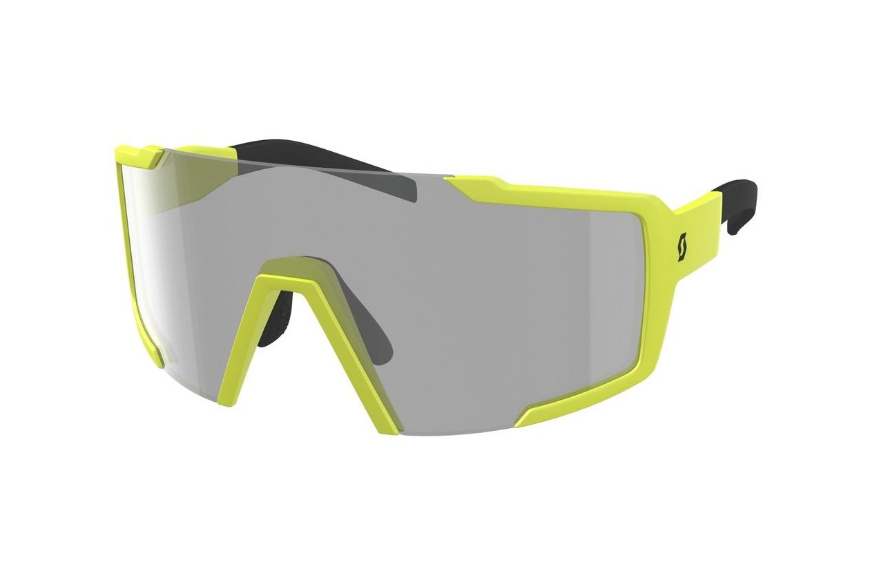 Scott Shield LS Sonnenbrille yellow matt / grey light sensitive