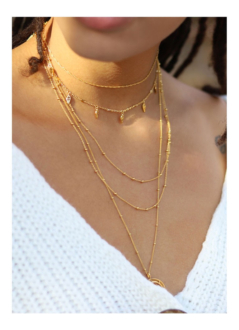 Missoma Double Chain necklace gold plated