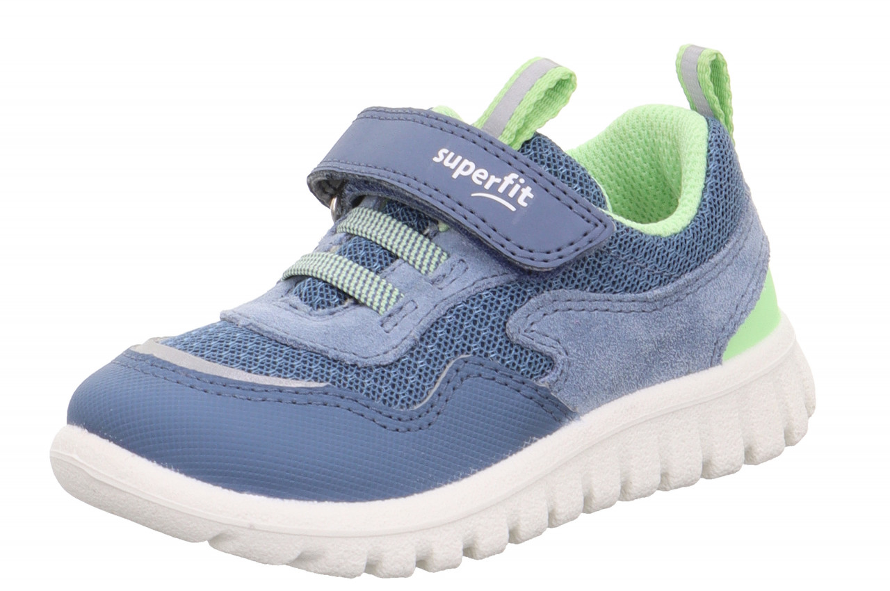 SPORT7 MINI - Blau/HellgrünSneaker low mit Klettverschluss