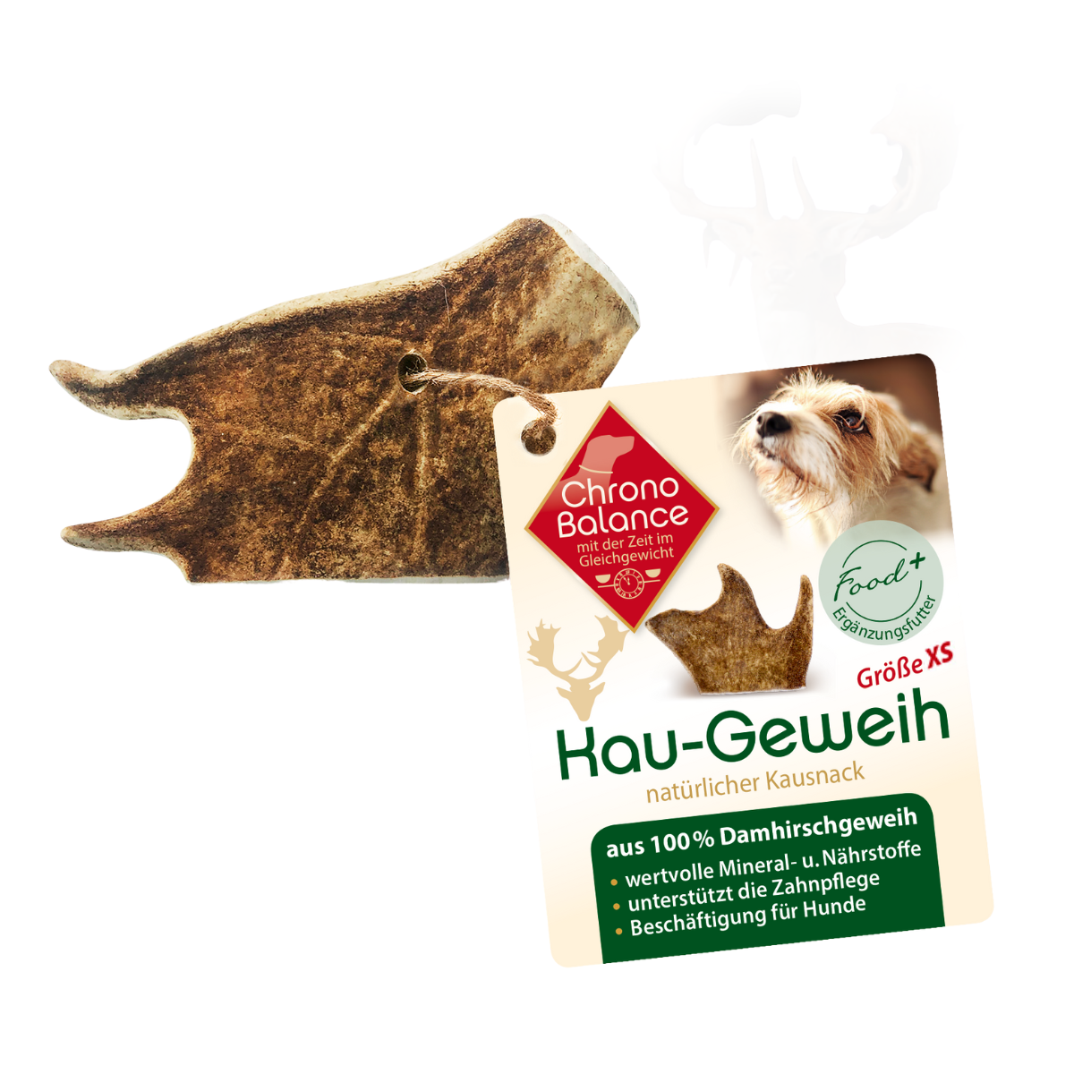 ChronoBalance Snacks ChronoBalance natürliches Damhirsch Kaugeweih 30 g