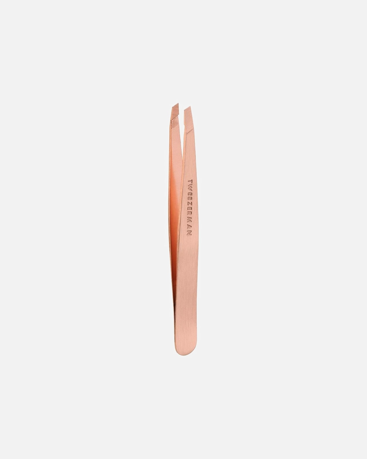 Pensetă înclinată Tweezerman, auriu-roz