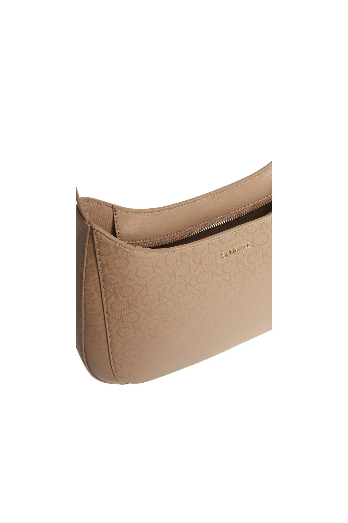 Calvin Klein  Handtasche - Beige - Strukturiert