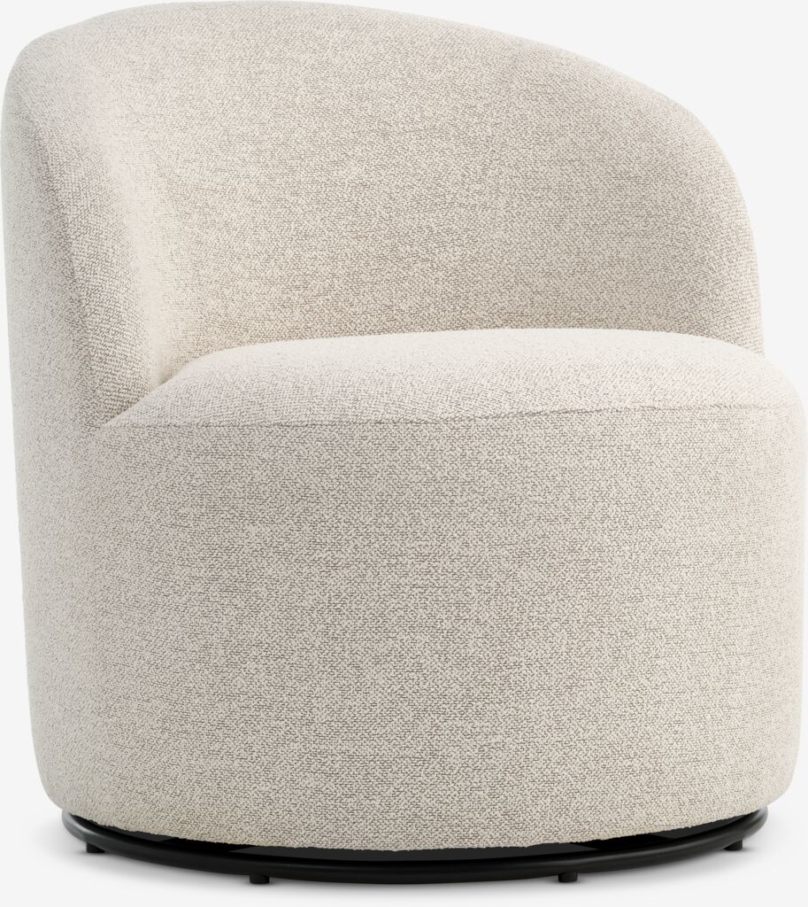 ANDRUP ANDRUP svinglenestol, beige, laget av stoff