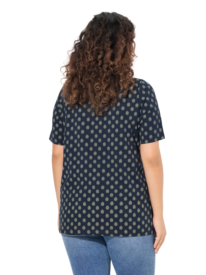 Ulla Popken Shirt in marine günstig kaufen 42-44
