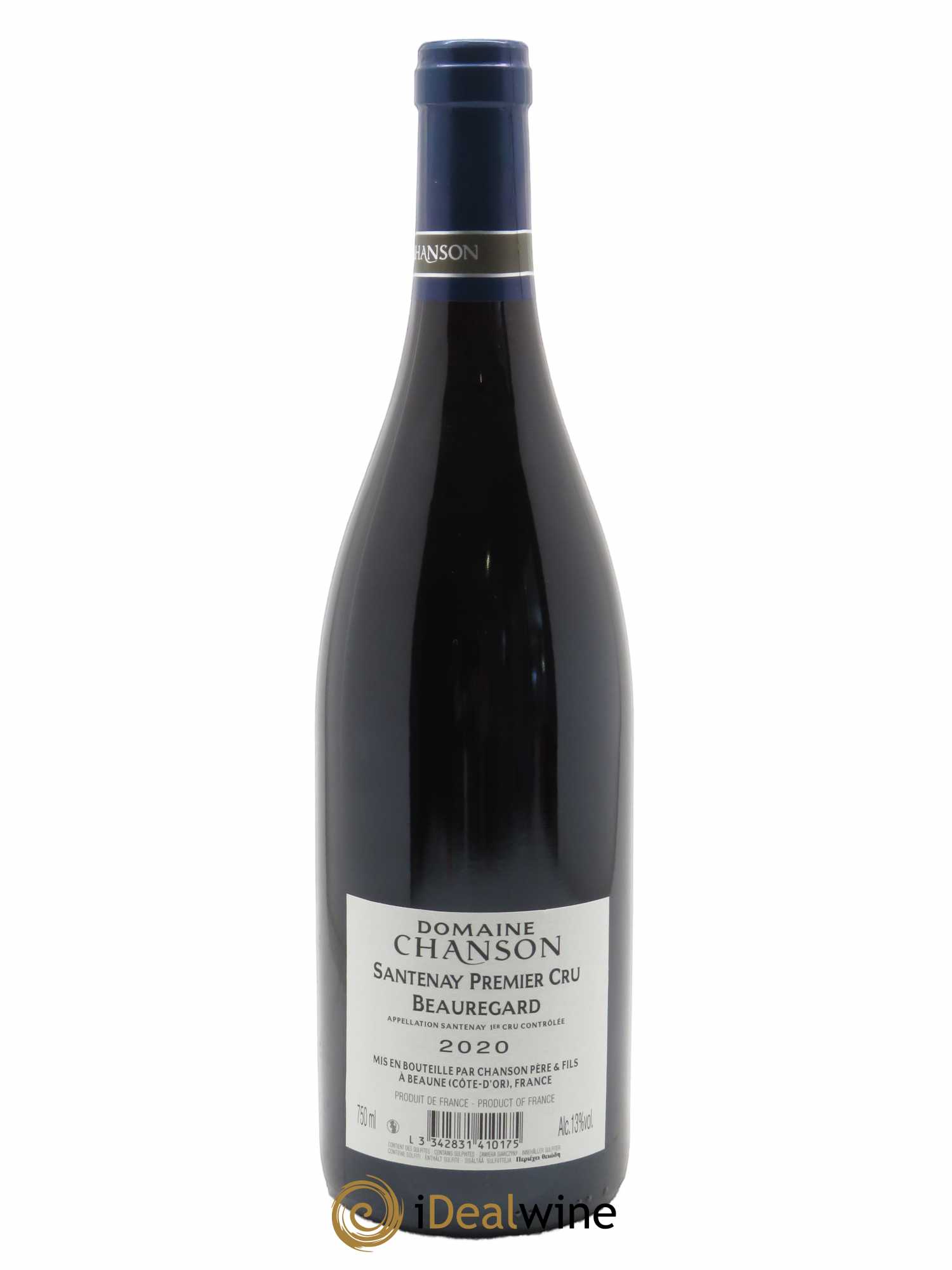 Santenay 1er Cru Beauregard Chanson (Domaine)  2020 - Lot de 1 Bouteille