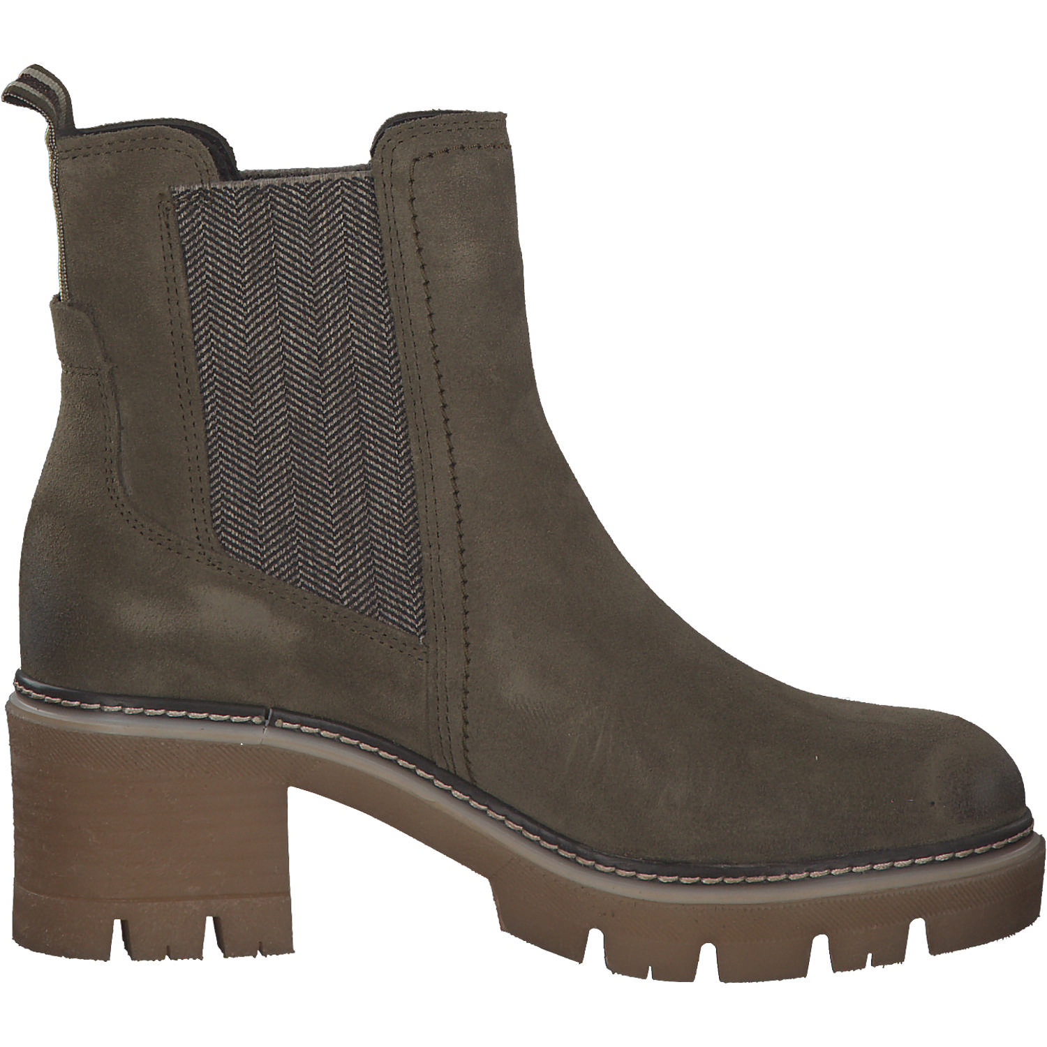 Tamaris 25936, Chelsea Boots, Damen, Grün