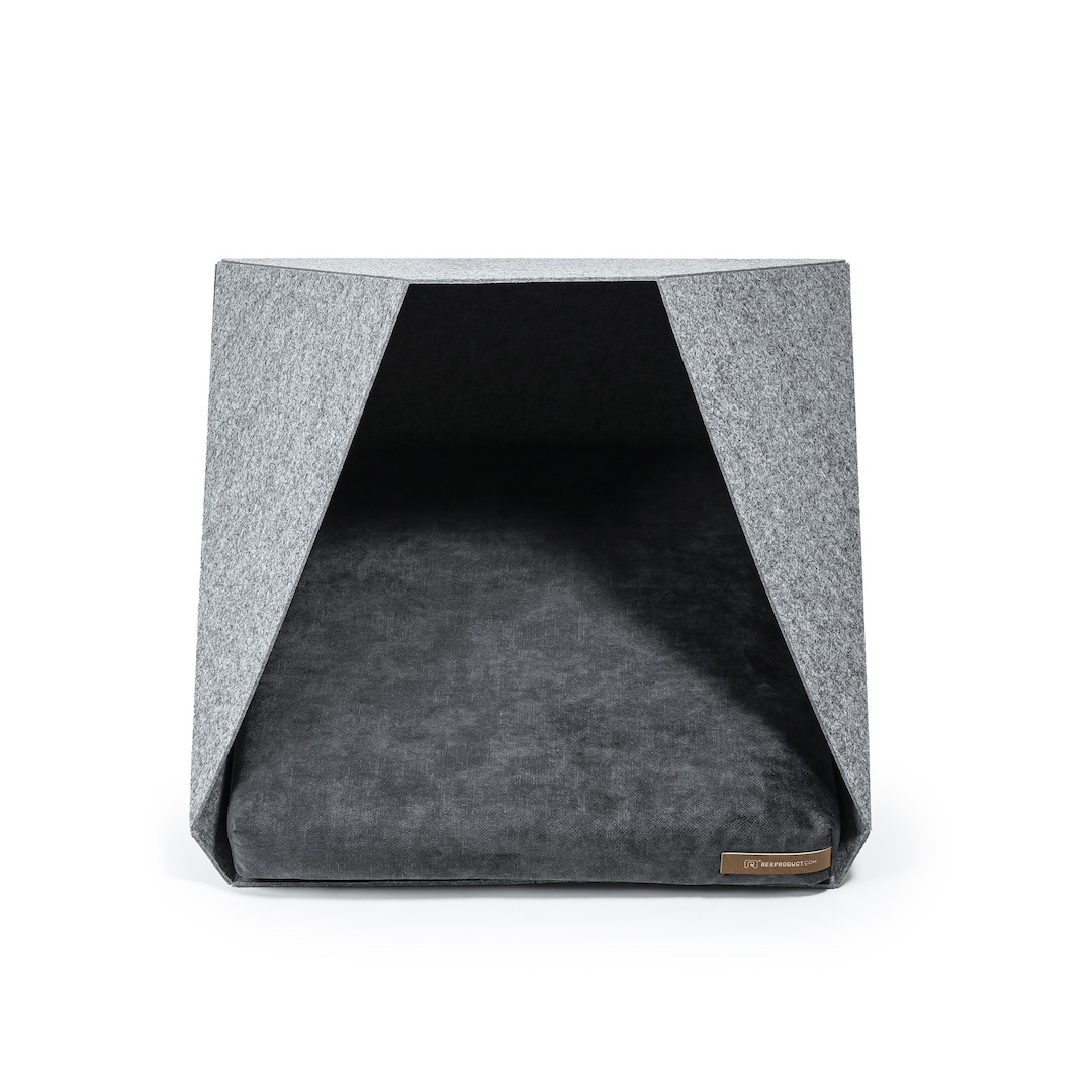 Rexproduct Hundehöhlen Rexproduct PetPocket hellgrau graphit/nature