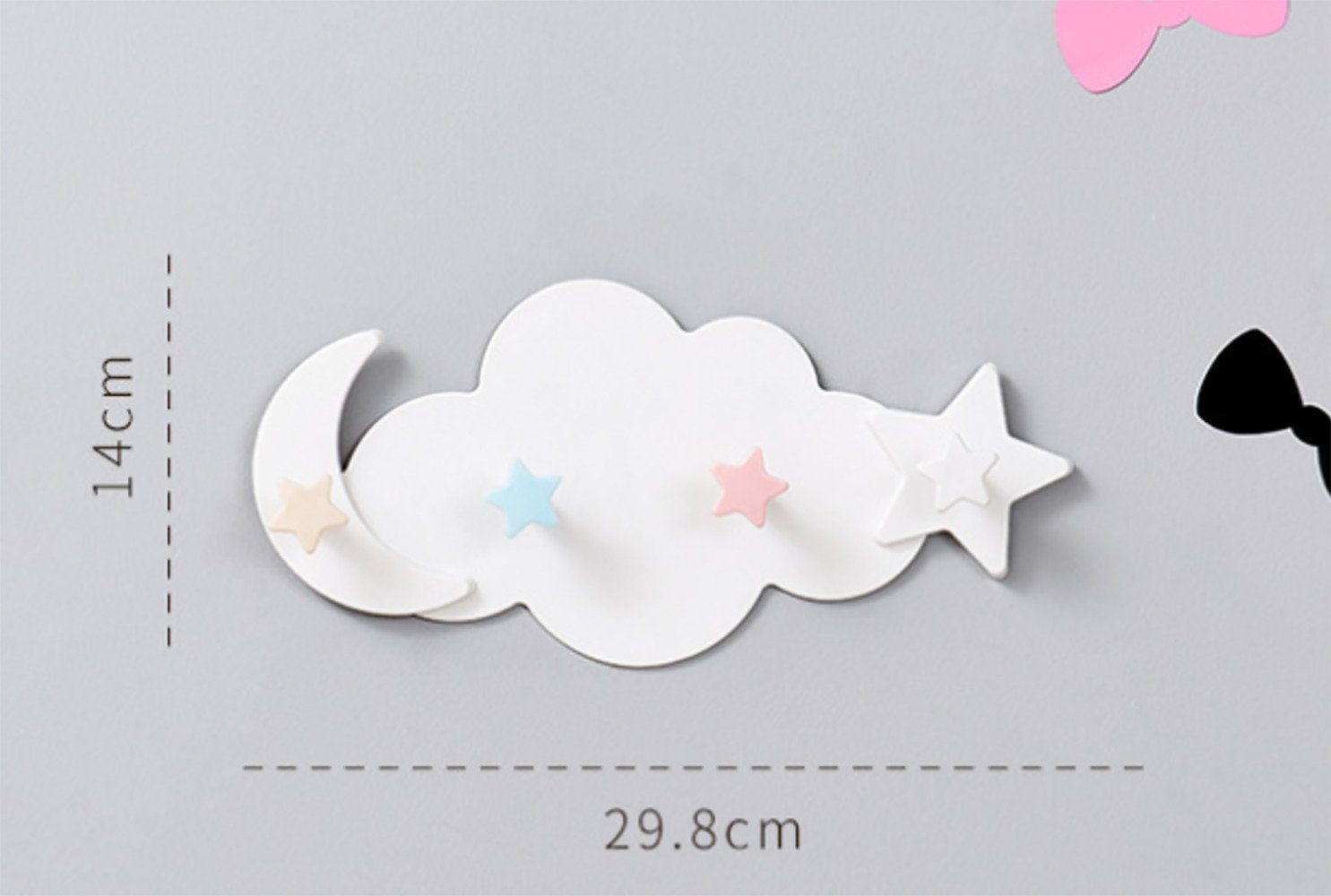 Union Reisen Wandhaken No-Punch-Wolkenhaken zur Wandmontage, (1-St)