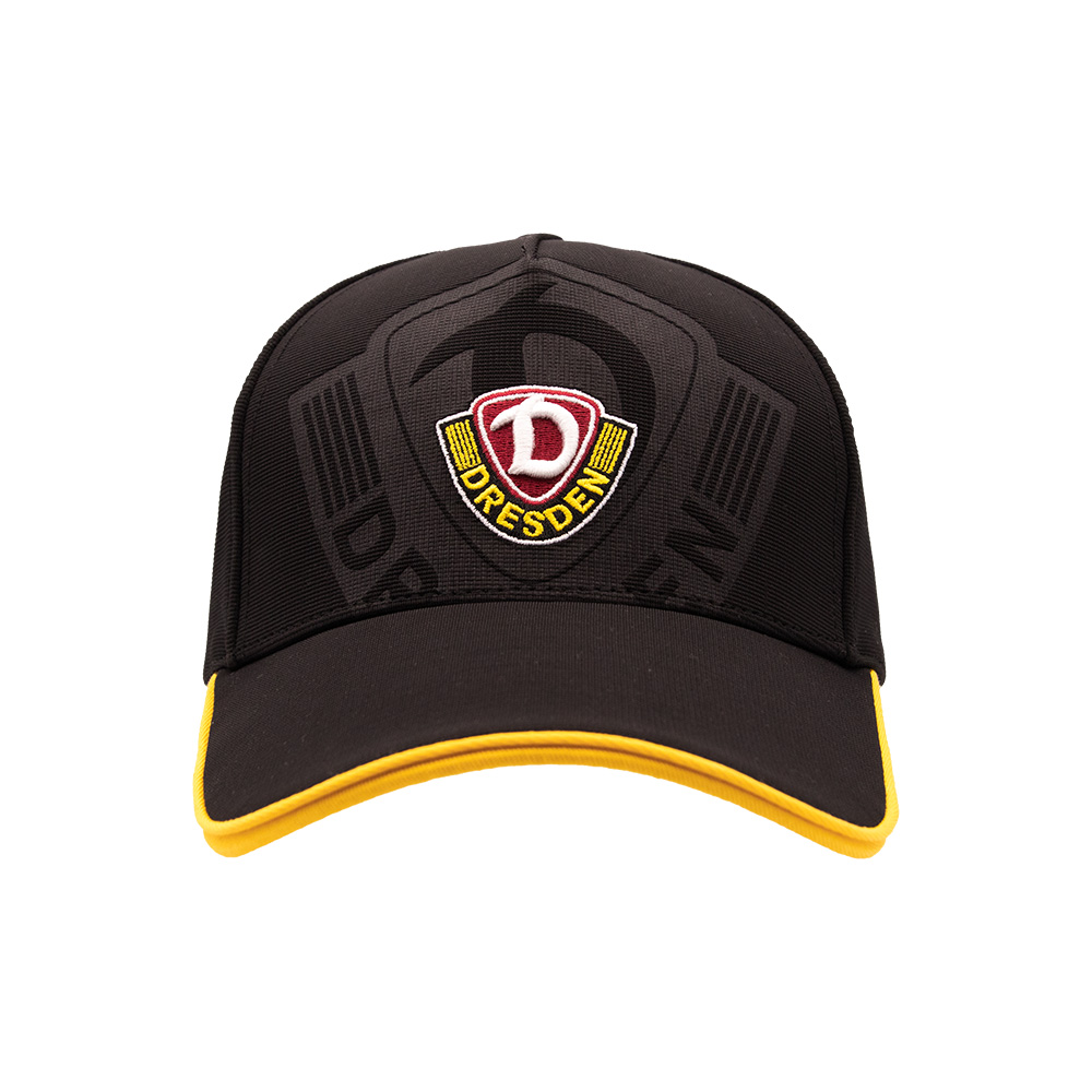 Basecap PRÄGUNG Snapback schwarz