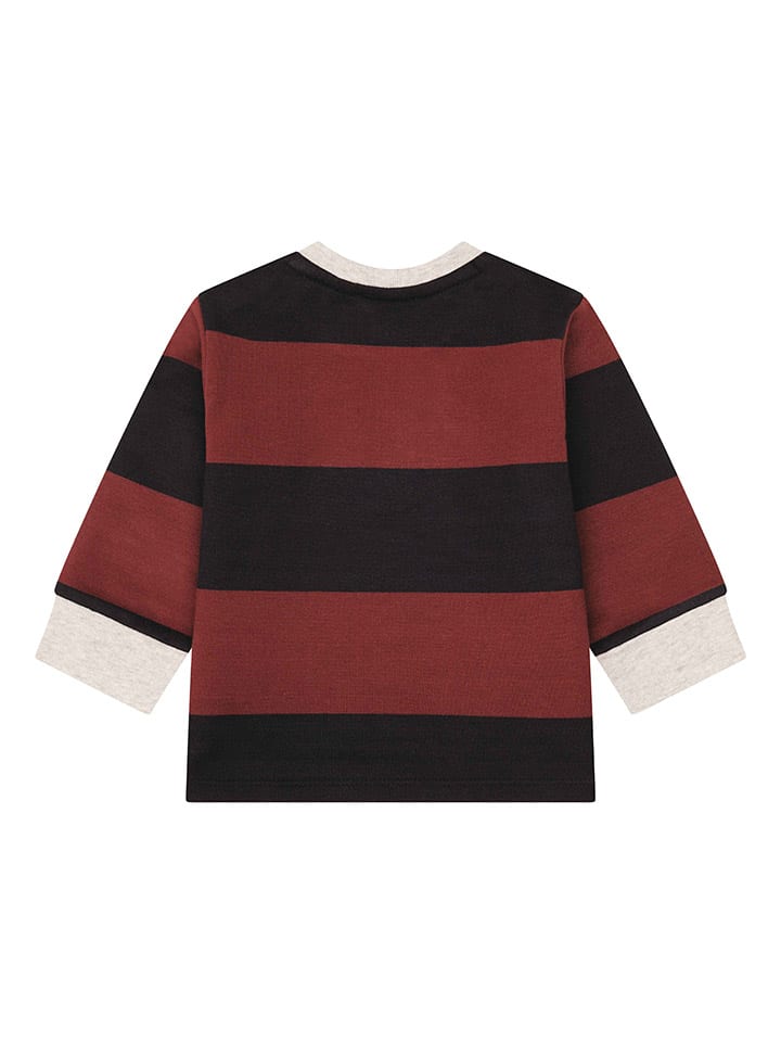 Steiff Sweatshirt in Schwarz/ Bordeaux günstig kaufen