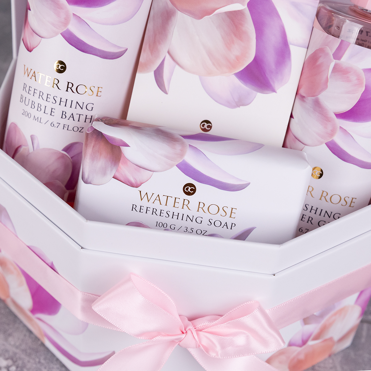 accentra Badeset WATER ROSE in Geschenkbox