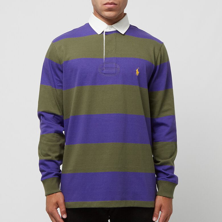Polo Ralph Lauren Long Sleeve Rugby purple cactus/dark sage