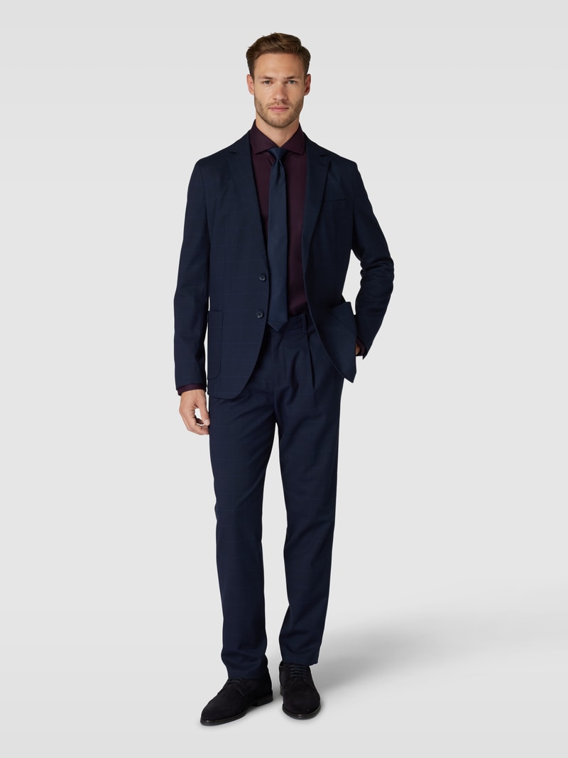 Regular Fit Business-Hemd von BOSS Modell 'JOE' in bordeaux rot