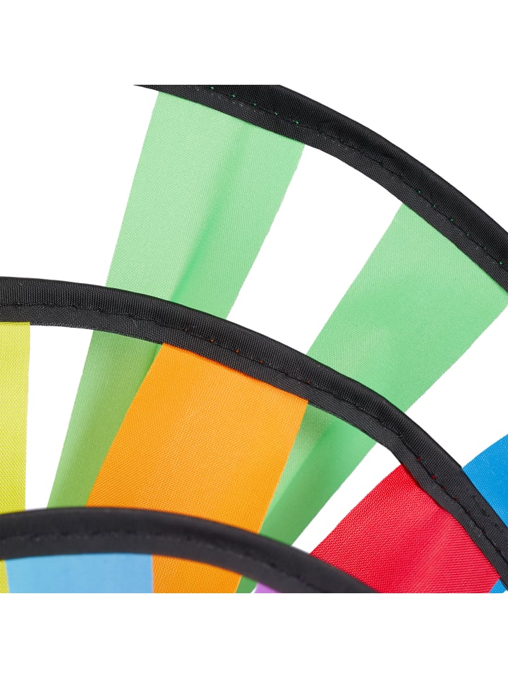 relaxdays 4x Windrad in Bunt - (B)35,5 x (H)73,5 x (T)15 cm günstig kaufen onesize