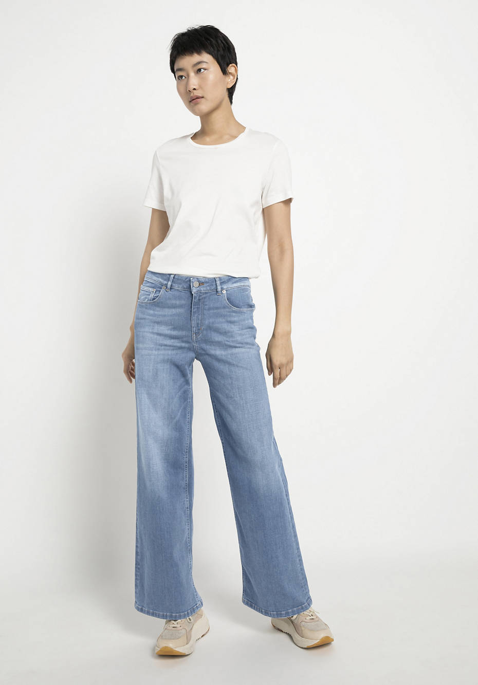 Jeans ALVA Mid Rise Wide Leg aus Bio-Denim