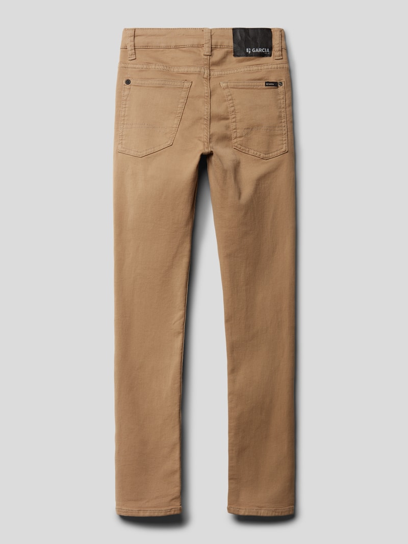 Superslim Fit Jeans mit Stretch-Anteil in beige meliert