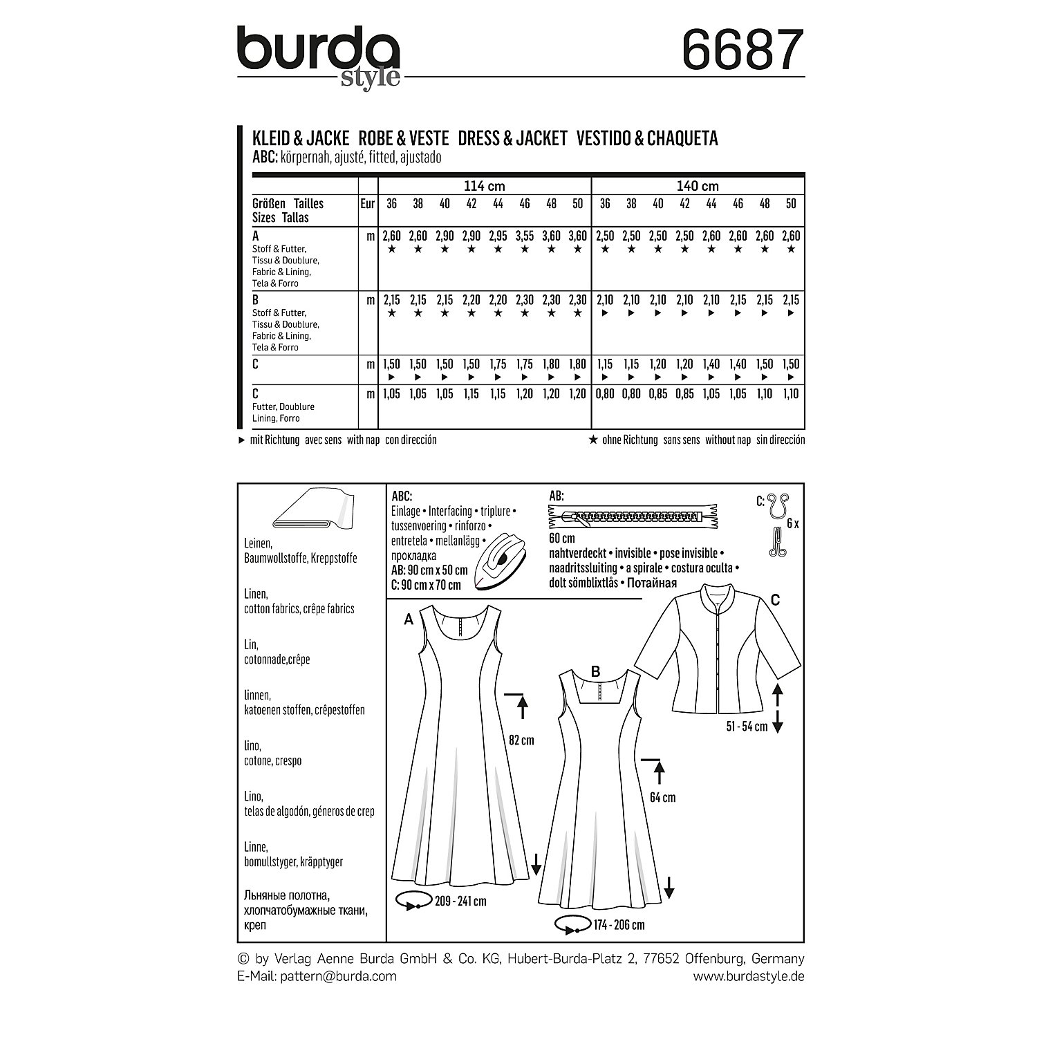 burda Schnitt 6687 