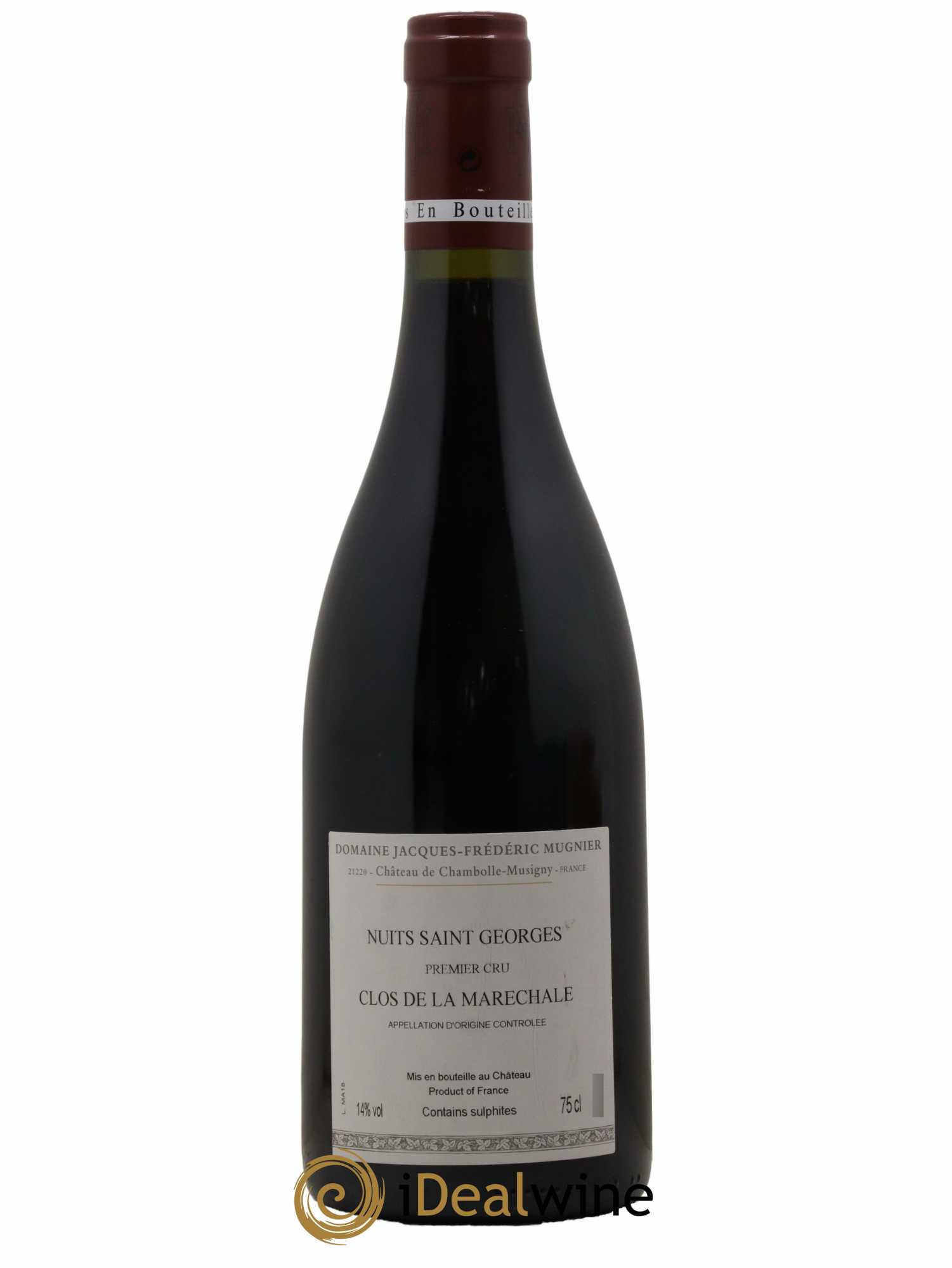 Nuits Saint-Georges 1er Cru Clos de La Maréchale Jacques-Frédéric Mugnier  2018 - Lot de 1 Bouteille