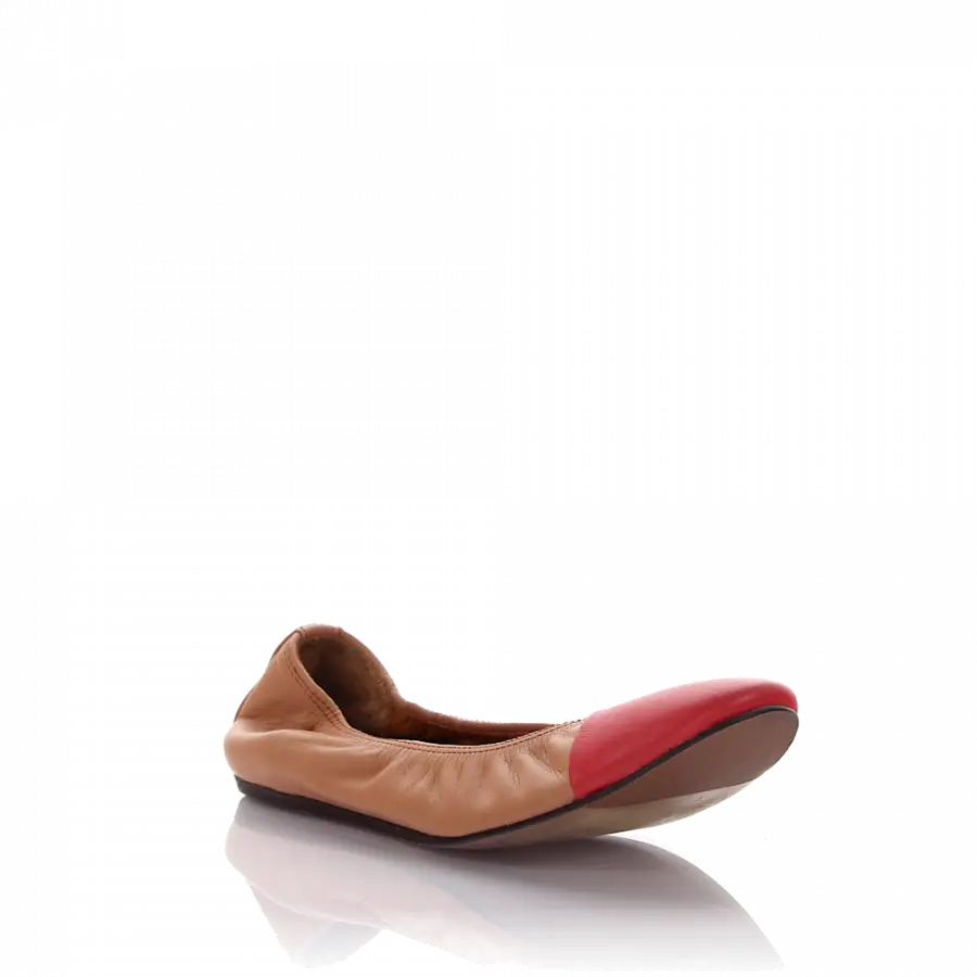 Lanvin - Ballerinas Leder beige - beige