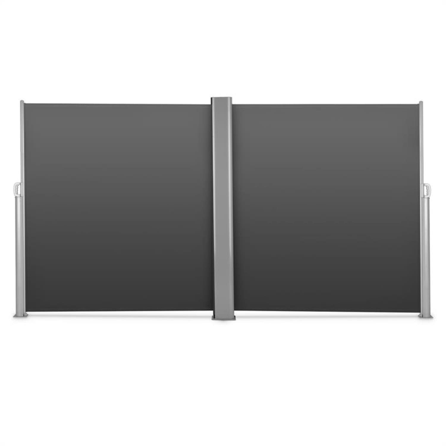 blumfeldt Markise Bari Doppio 620 Doppel-Seitenmarkise 6x2,0 m Aluminium anthrazit