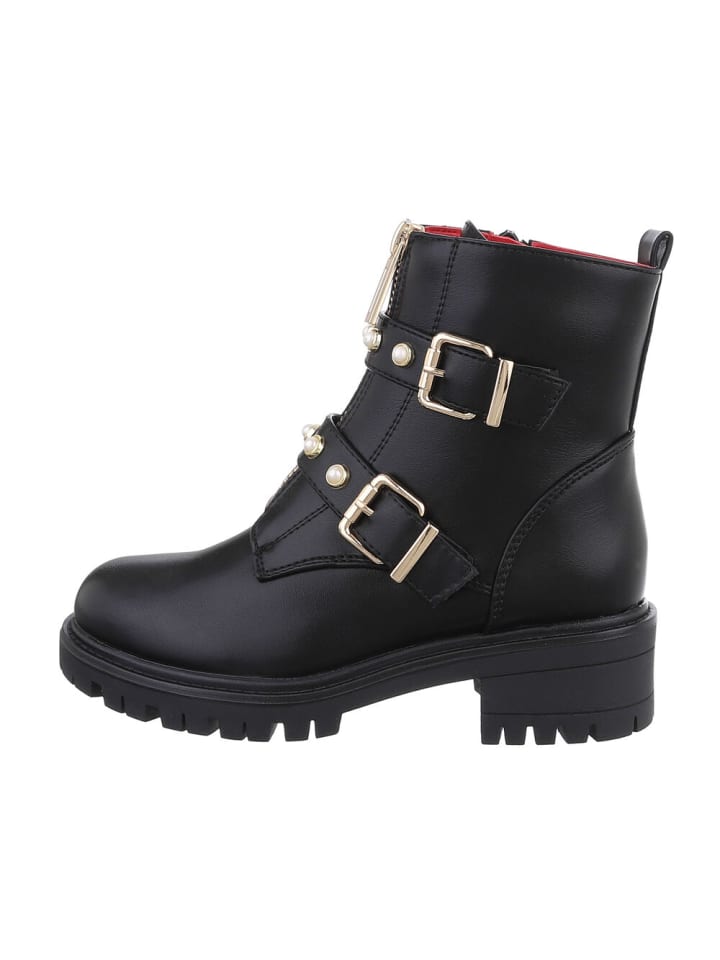 Ital-Design Stiefelette in Schwarz günstig kaufen
