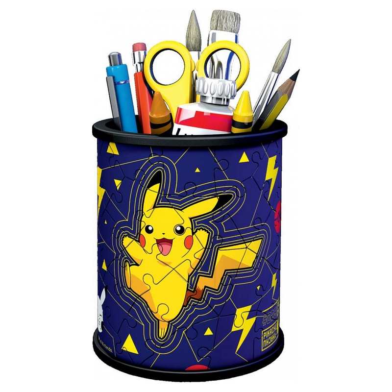 Puzzle 3D Pokemon pot à crayons 54 pièces