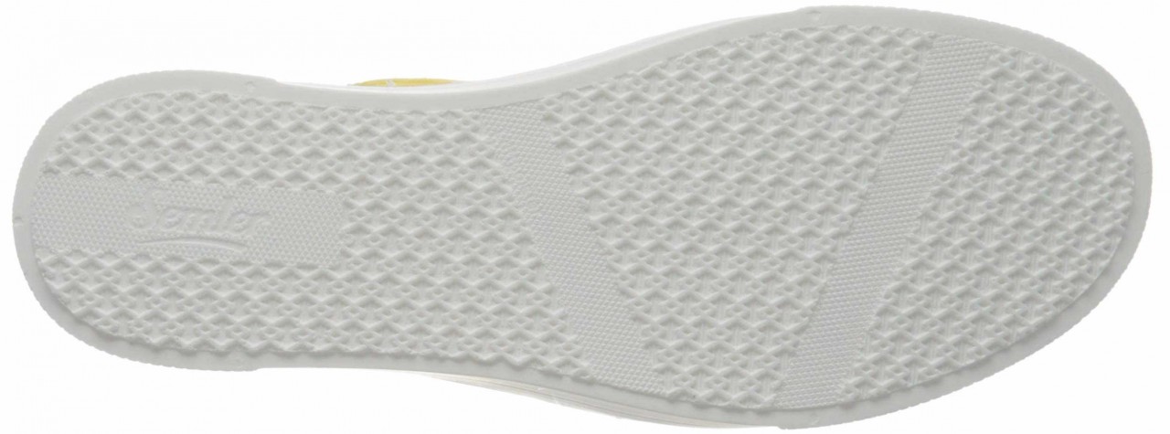 SEMLER Sneaker gelb SAMT-CHEV/KOMBI