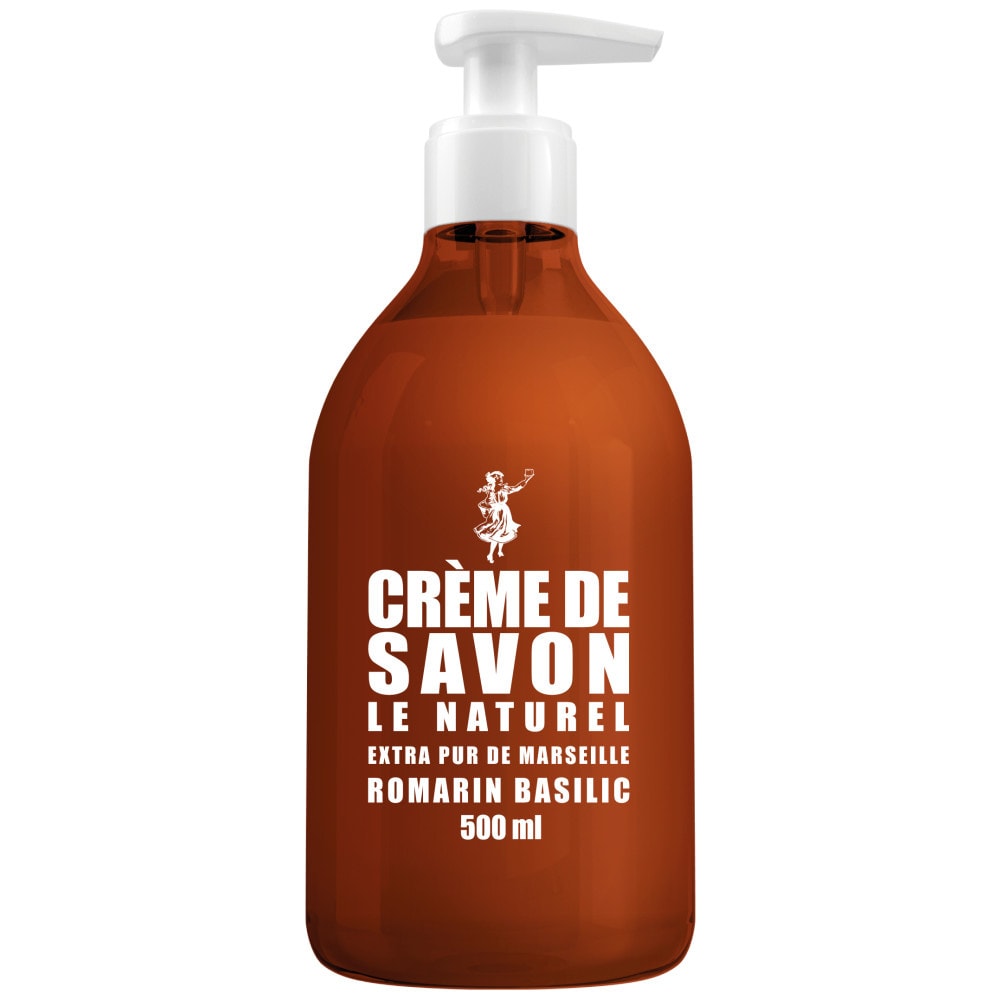 savon le naturel Savon Le Naturel Liquide Romarin Basilic 500ml Savon Liquide au parfum aromatique de romarin et basilic