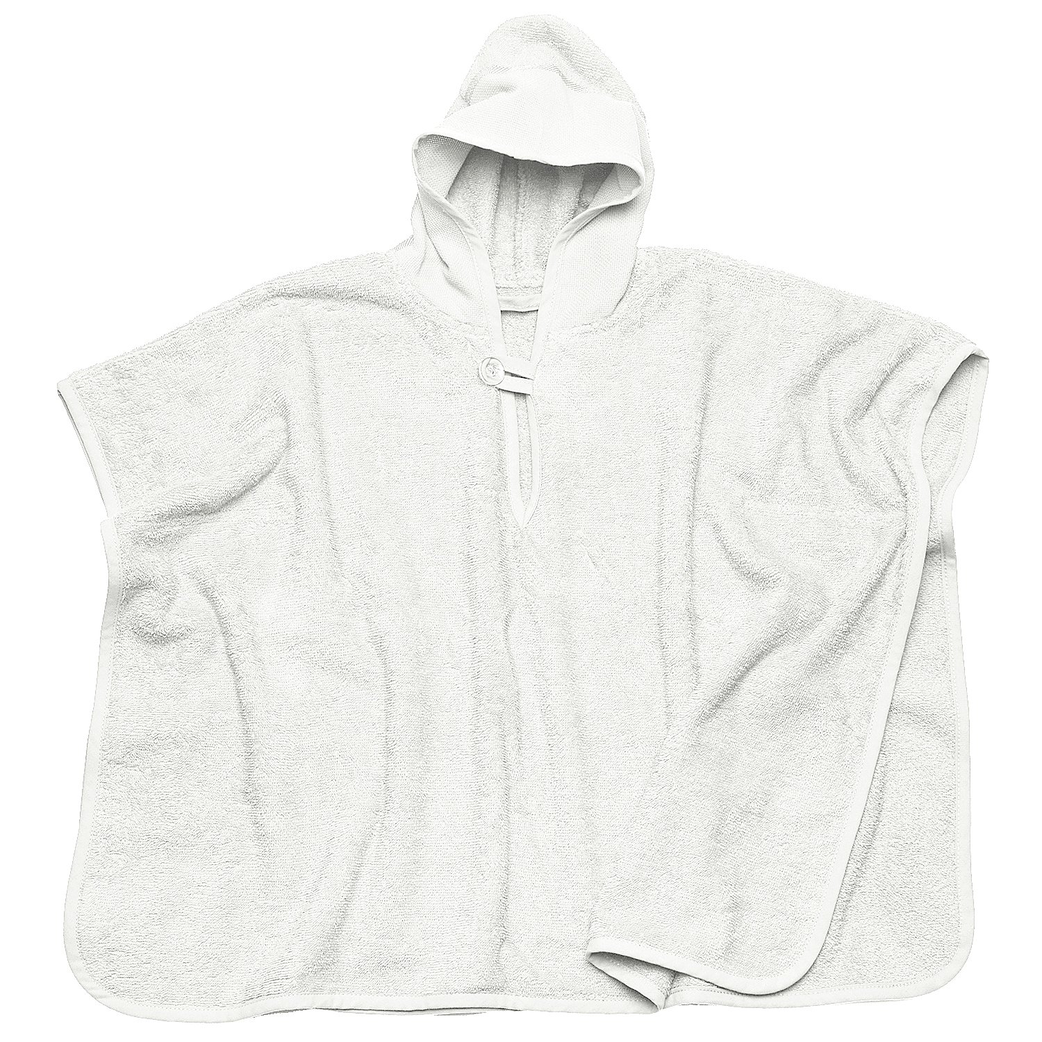 buttinette Frottier-Poncho, weiß, 55 x 71 cm