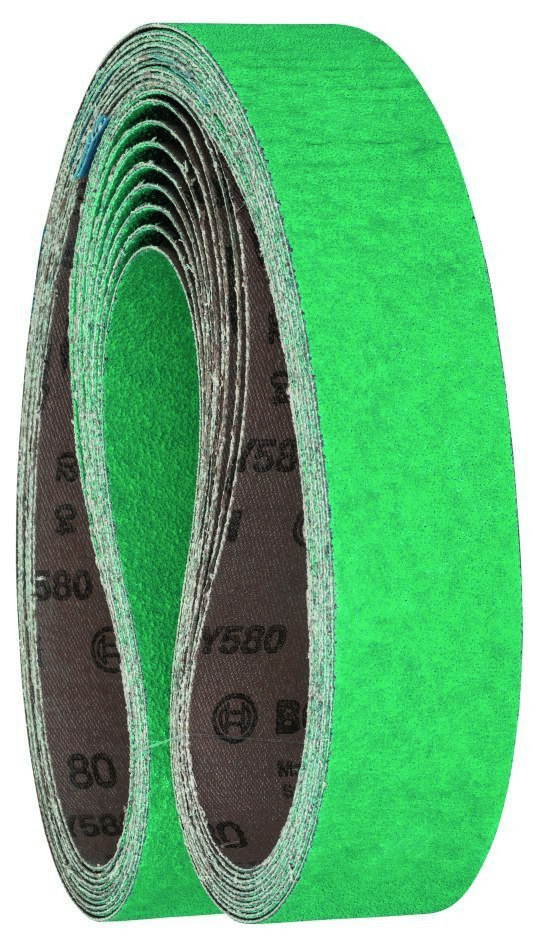 Bosch Blue Zubehör 2608608Z43 Schleifpapier Y580 K80 10 Bänder 40x760mm Edelstahl