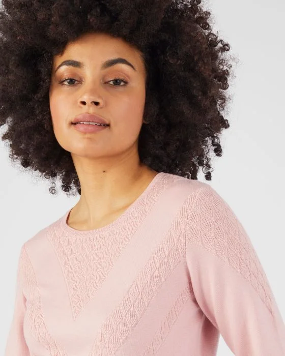 Pull maille fantaisie chaud Thermolactyl