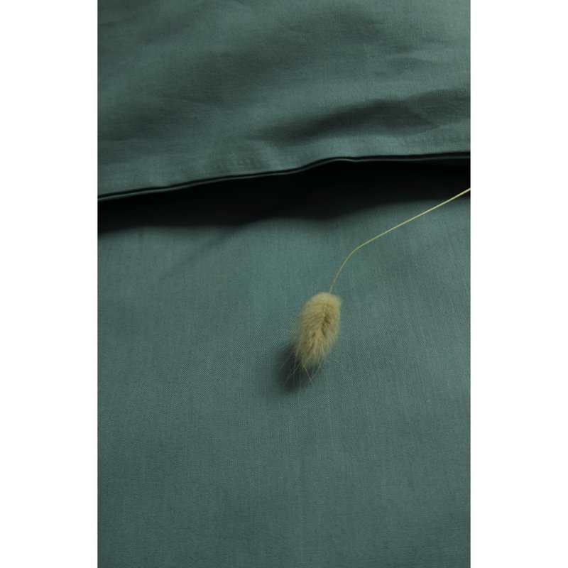 Housse de couette unie en Coton Bio pour lit 1 personne
