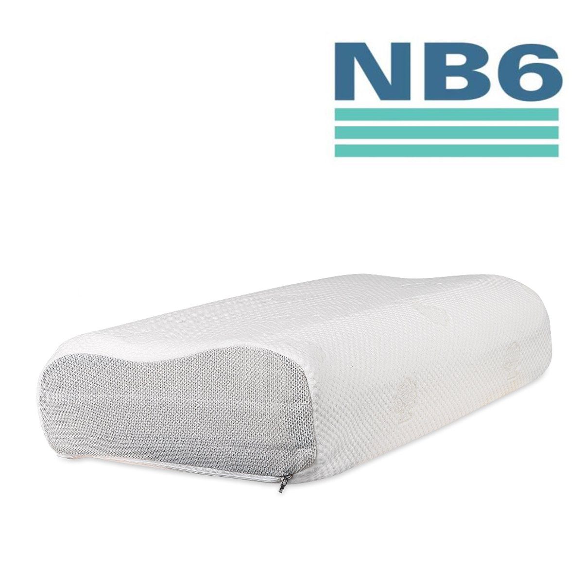 Nackenstützkissen Orthopädisches Dormabell Cervical Nackenstützkissen NB6 Talalay Latex, Dormabell, Seitenschläfer, Rückenschläfer