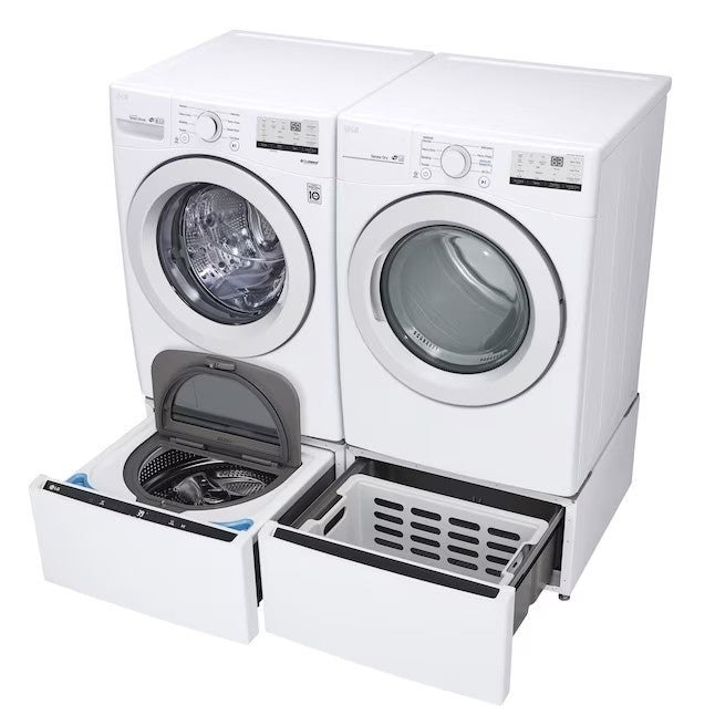 LG 7.4-cu ft Stackable Electric Dryer (White) ENERGY STAR