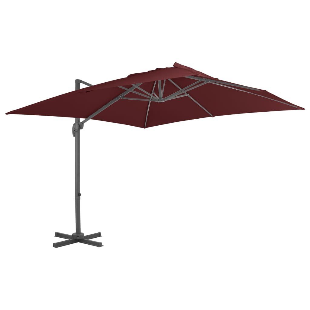 DOTMALL Sonnenschirm Ampelschirm mit Fußpedal,360° drehbar,400x300 cm (L x B)