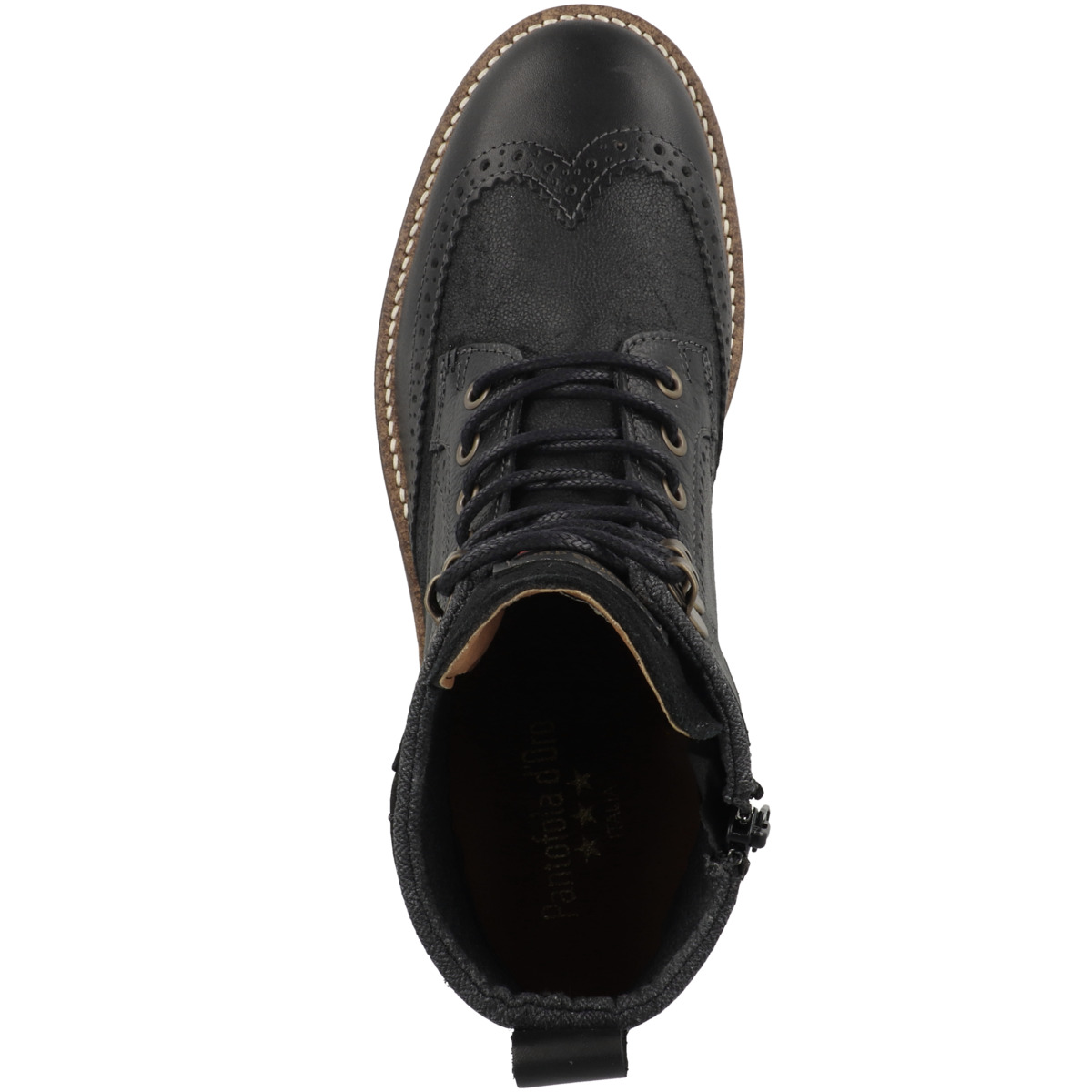 Pantofola d'Oro Tocchetto 2.0 Uomo High Schnürboots schwarz