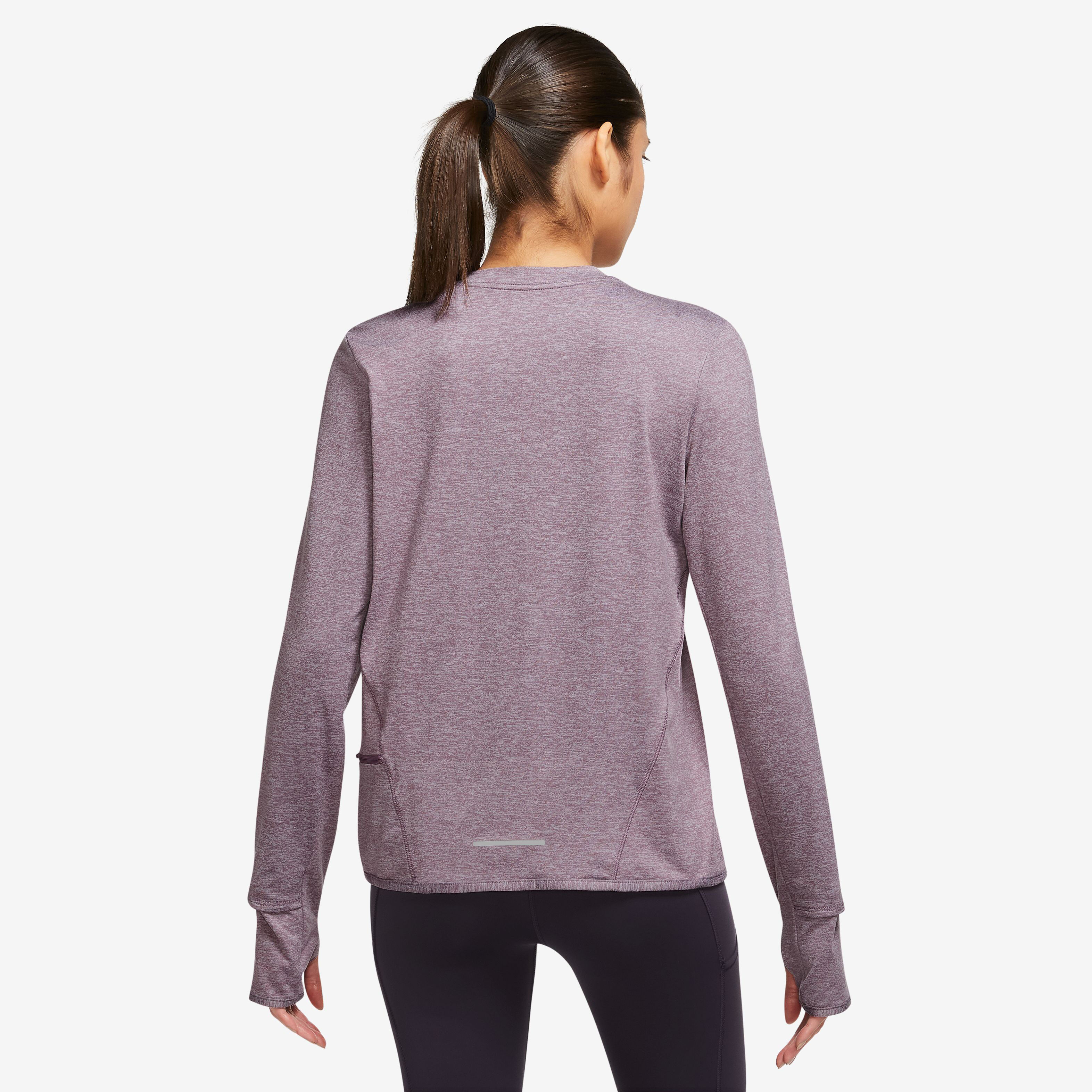 Dri-Fit Swift Element UV Crew-Neck Lauftop Damen - Flieder