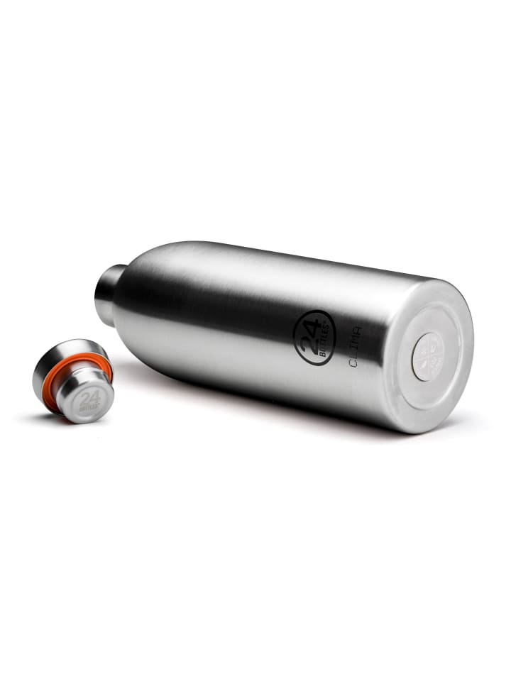 24Bottles Edelstahl Trinkflasche Clima Bottle Brushed Steel 0,85 l in grau günstig kaufen onesize