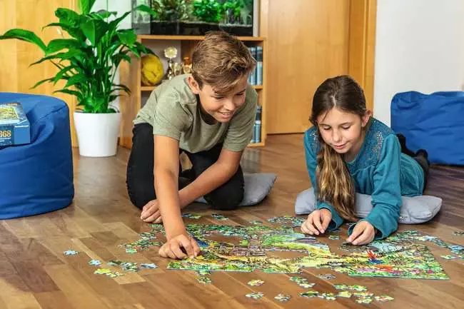 Kinderpuzzle ab 9 Jahren - EXIT Puzzle Kids Die Dschungelexpedition - 368 Teile