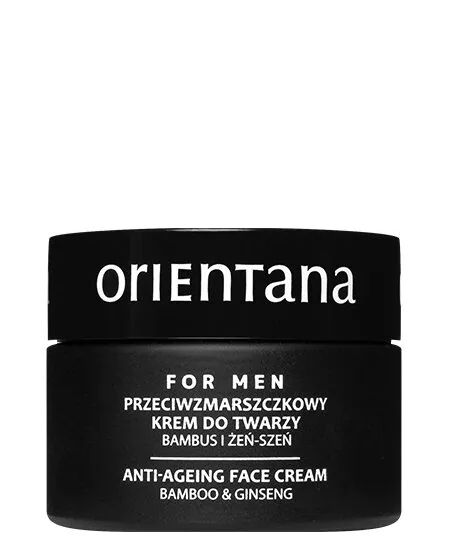 Orientana For Men Αντιρυτιδική Κρέμα για Άνδρες με Μπαμπού και Τζίνσενγκ