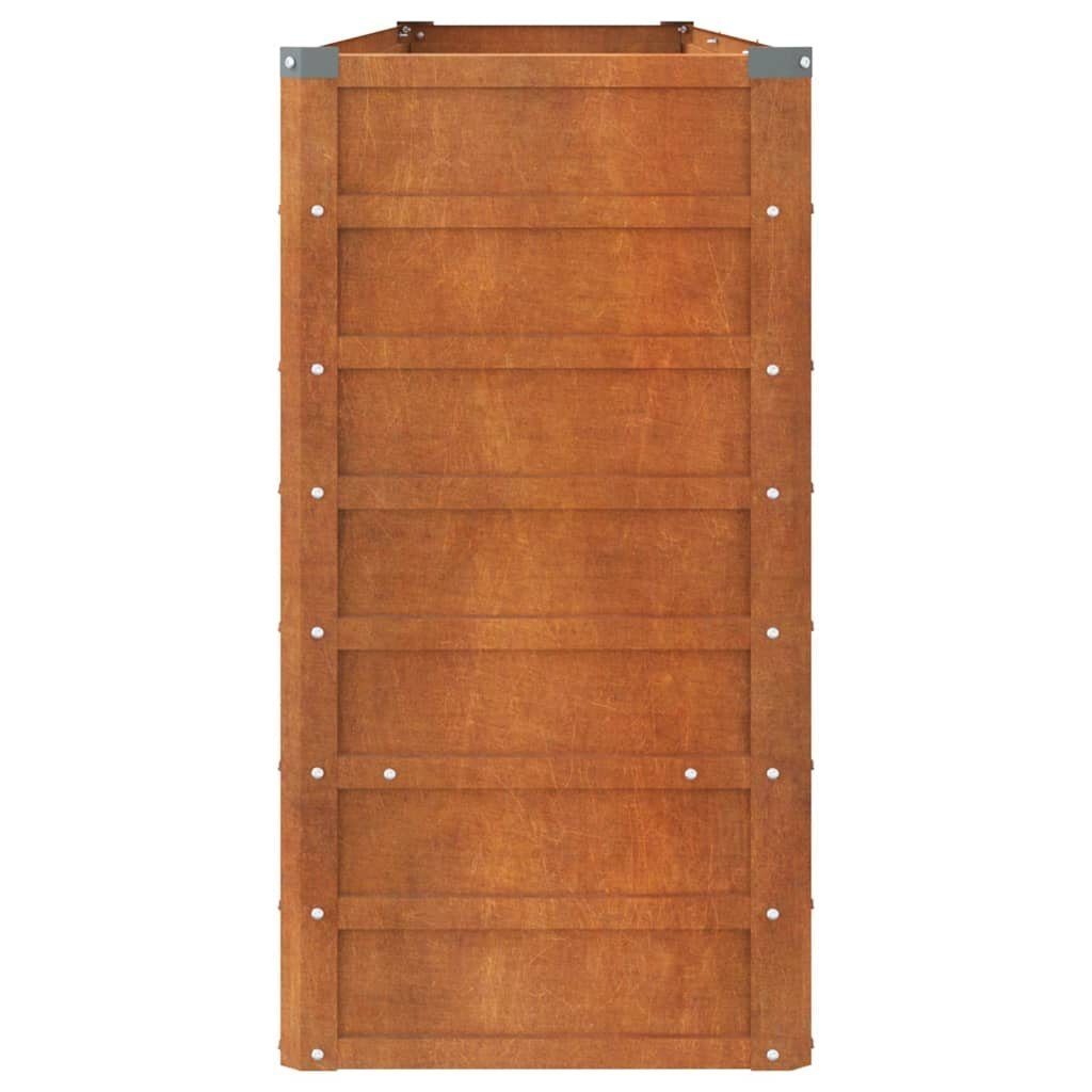 vidaXL Hochbeet Hochbeet Rostig 320x40x77 cm Cortenstahl (1 St)