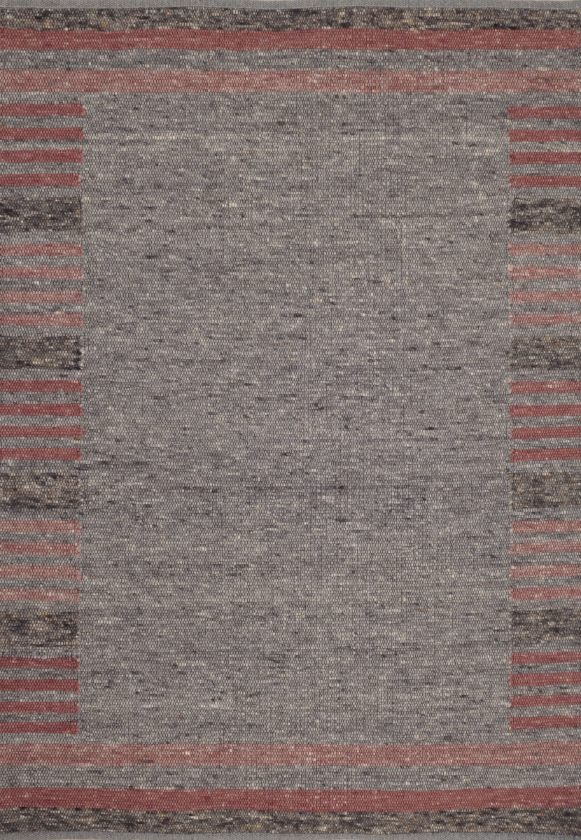 Handwebteppich Liverpool B Grau 140 x 190 cm