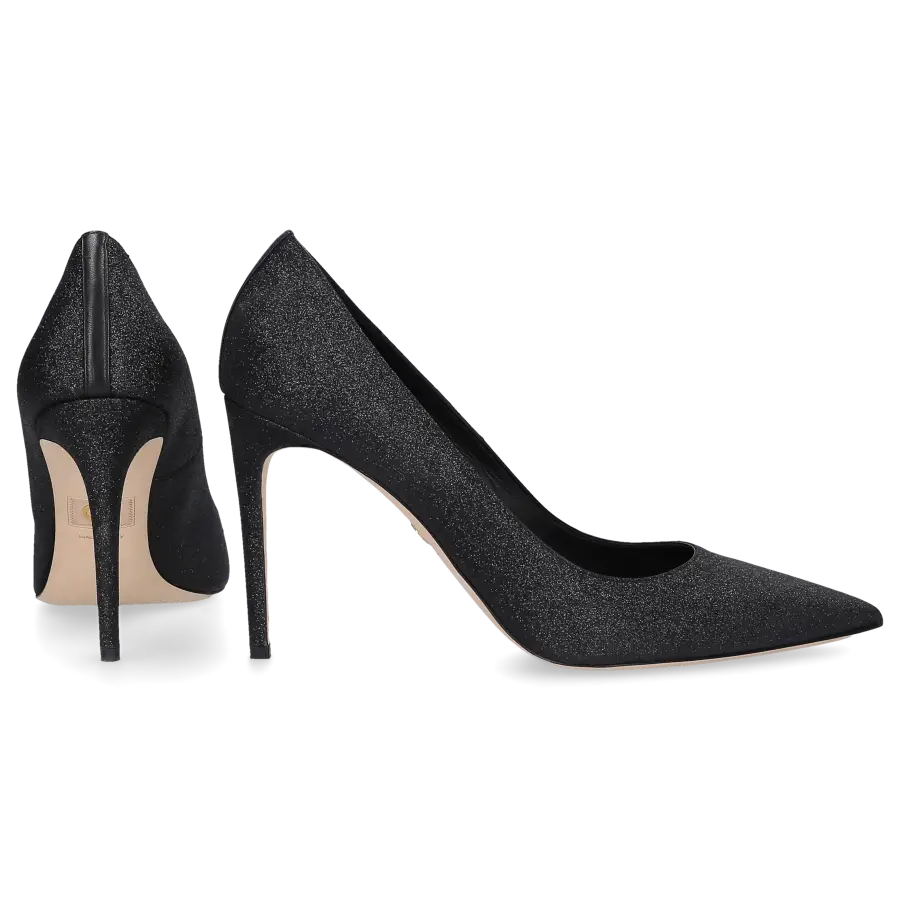 Dsquared2 - Pumps BASIC Stoff Glitzer schwarz - schwarz