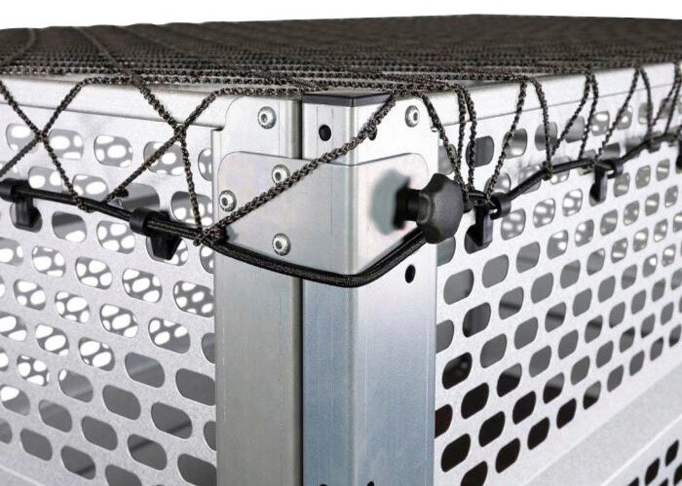 STEMA PKW-Anhänger BASIC Plus 750, max. 558 kg, Set, Tieflader, ungebremst mit Gitteraufsatz