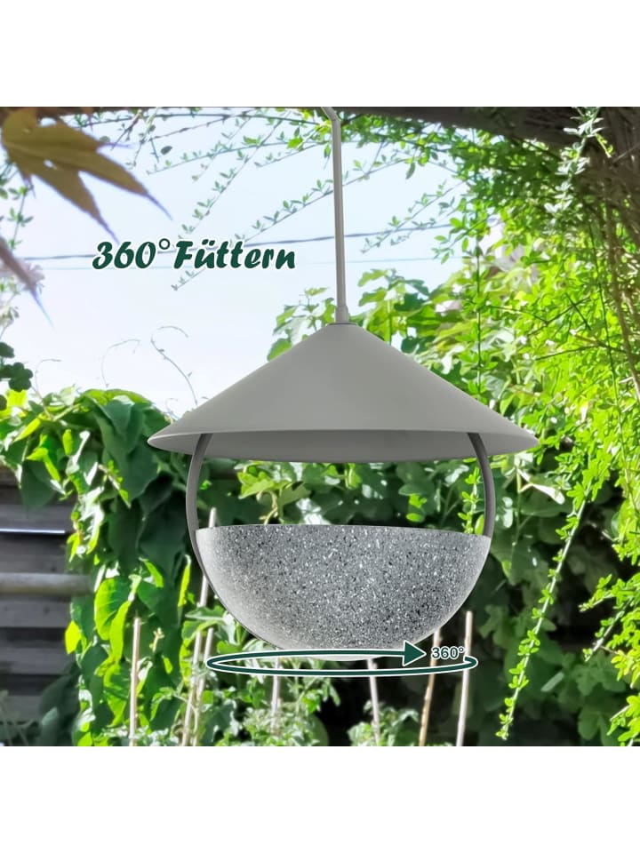 COSTWAY Vogelfutterhaus zum Aufhängen in Grau günstig kaufen onesize