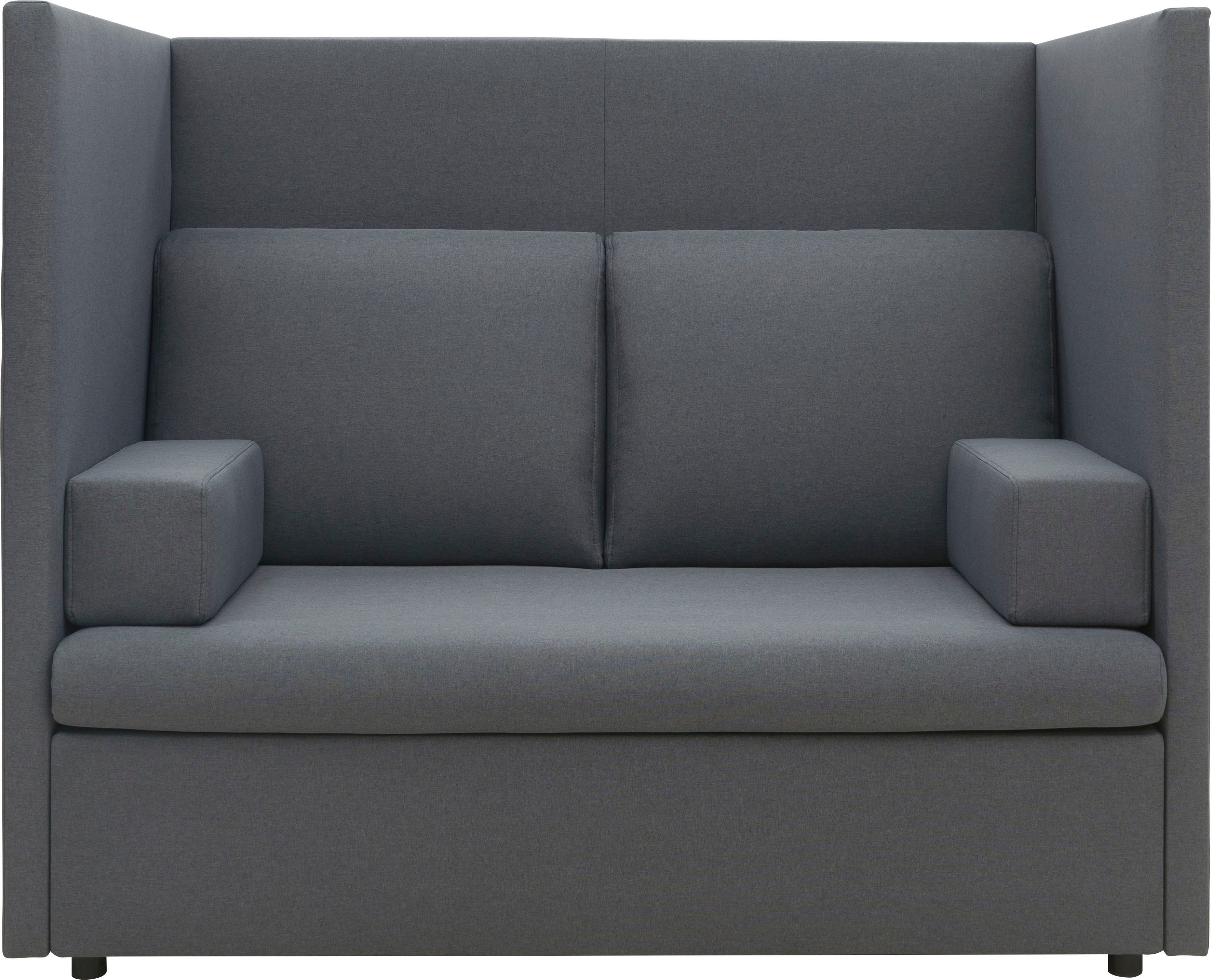 DOMO collection Loungesofa Sonce, Speziell für Outdoor, witterungsbeständig, mit Strandkorb-Feeling