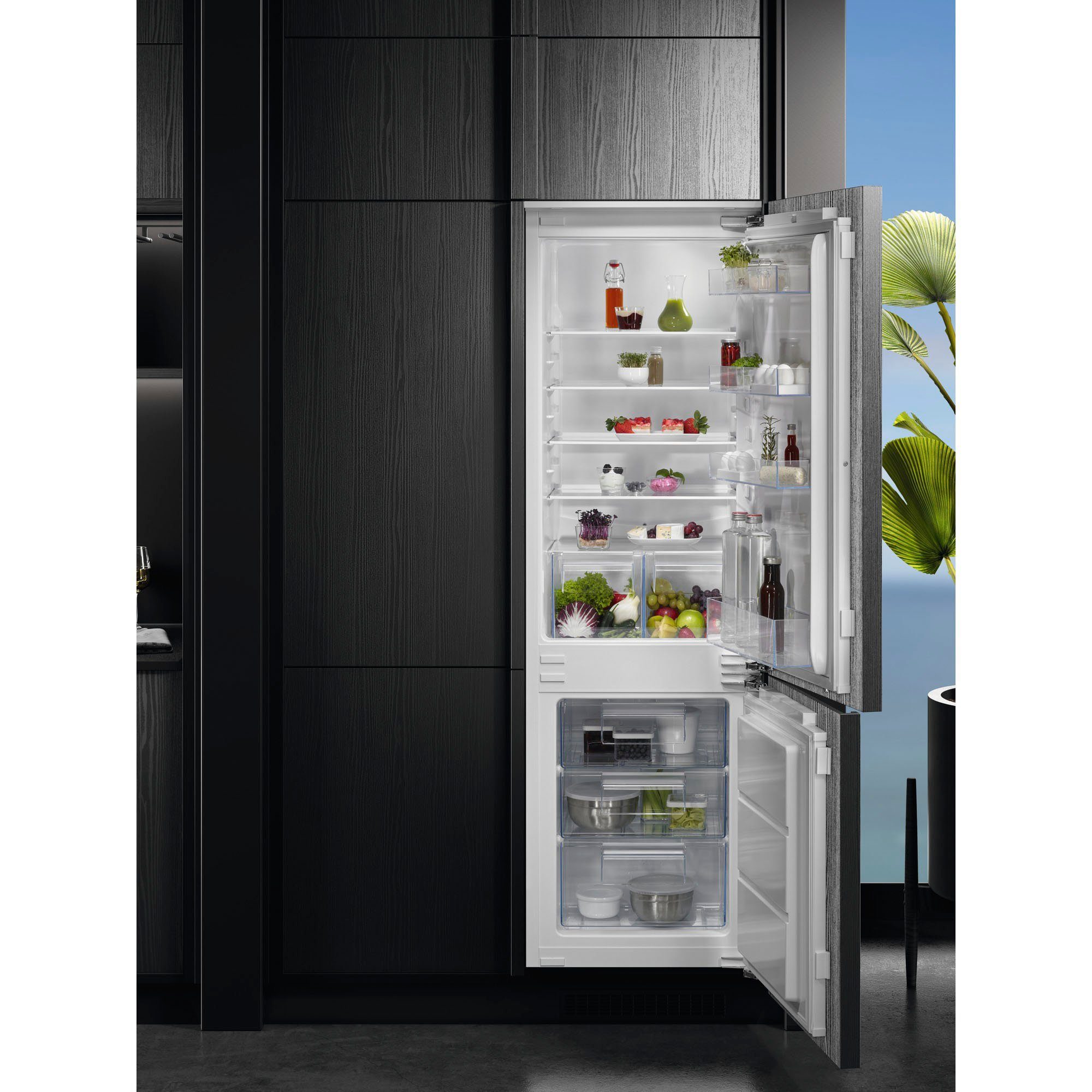 AEG Einbaukühlgefrierkombination TSC6N181ES, 177,2 cm hoch, 54,6 cm breit